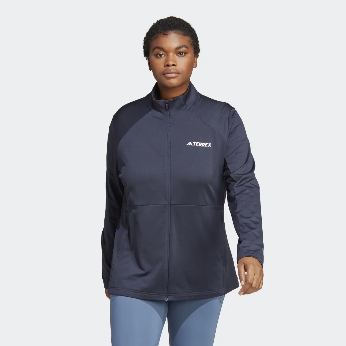 Adidas TERREX Multi Fleecejacke – Große Größen. 2