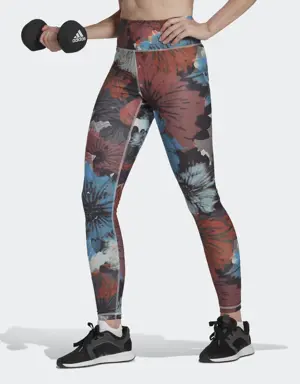 Adidas Leggings da allenamento Essentials Printed High-Waisted