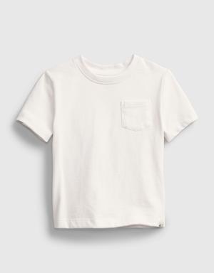 Toddler Mix and Match Pocket T-Shirt white