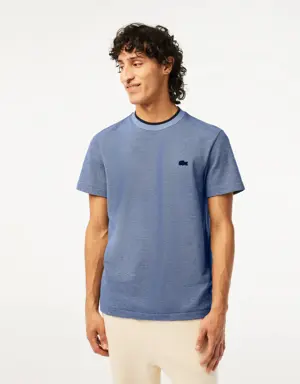Lacoste Camiseta de hombre en algodón premium con cuello redondo