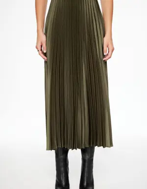 Laure Pleated Maxi Skirt