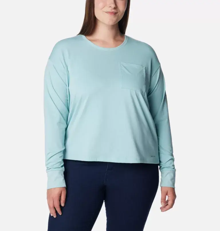 Columbia Women's Boundless Trek™ Long Sleeve Shirt - Plus Size. 1