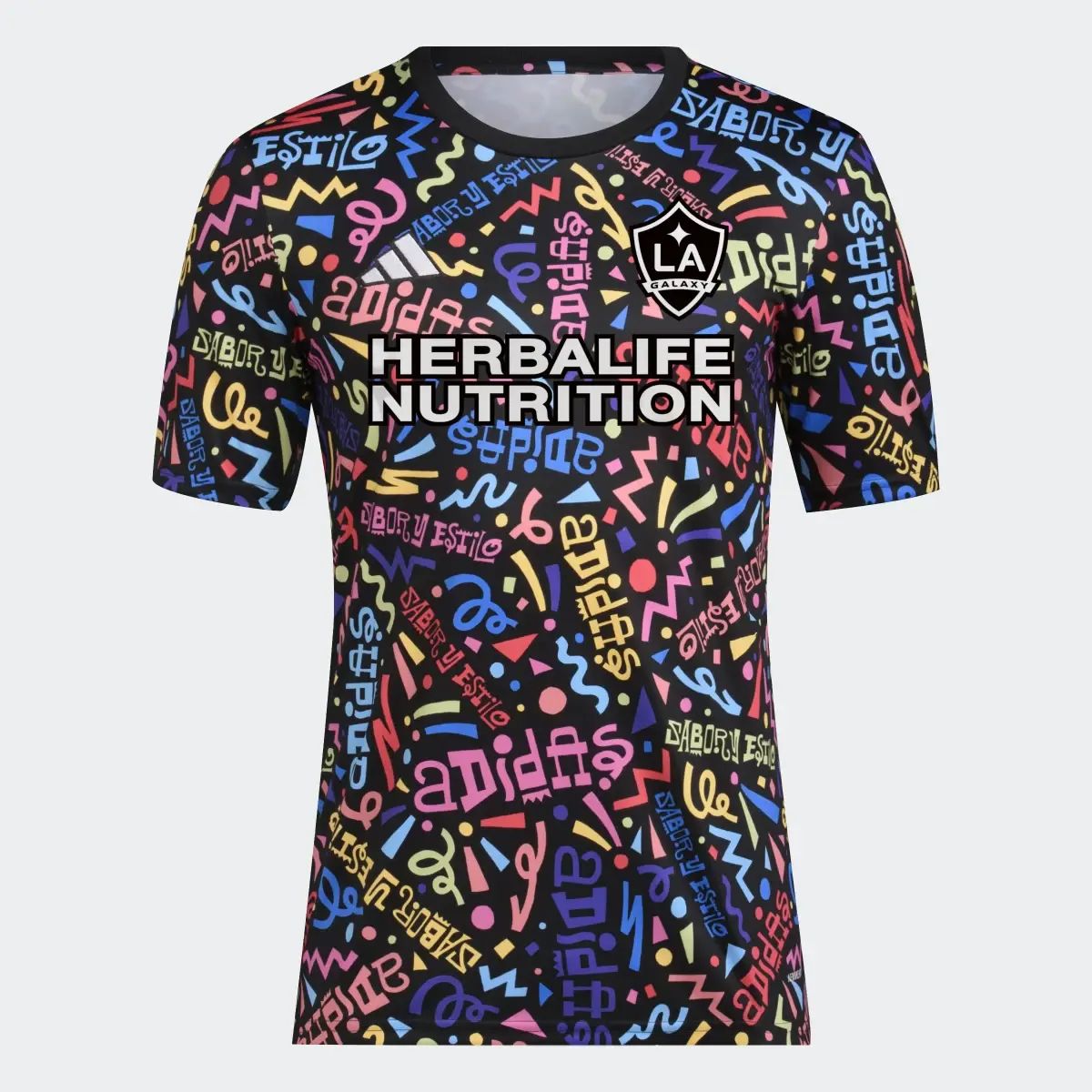 Adidas LA Galaxy MLS Hispanic Heritage Month Pre-Match Jersey. 1