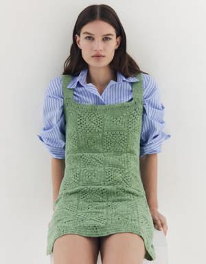 Vestido crochet algodón