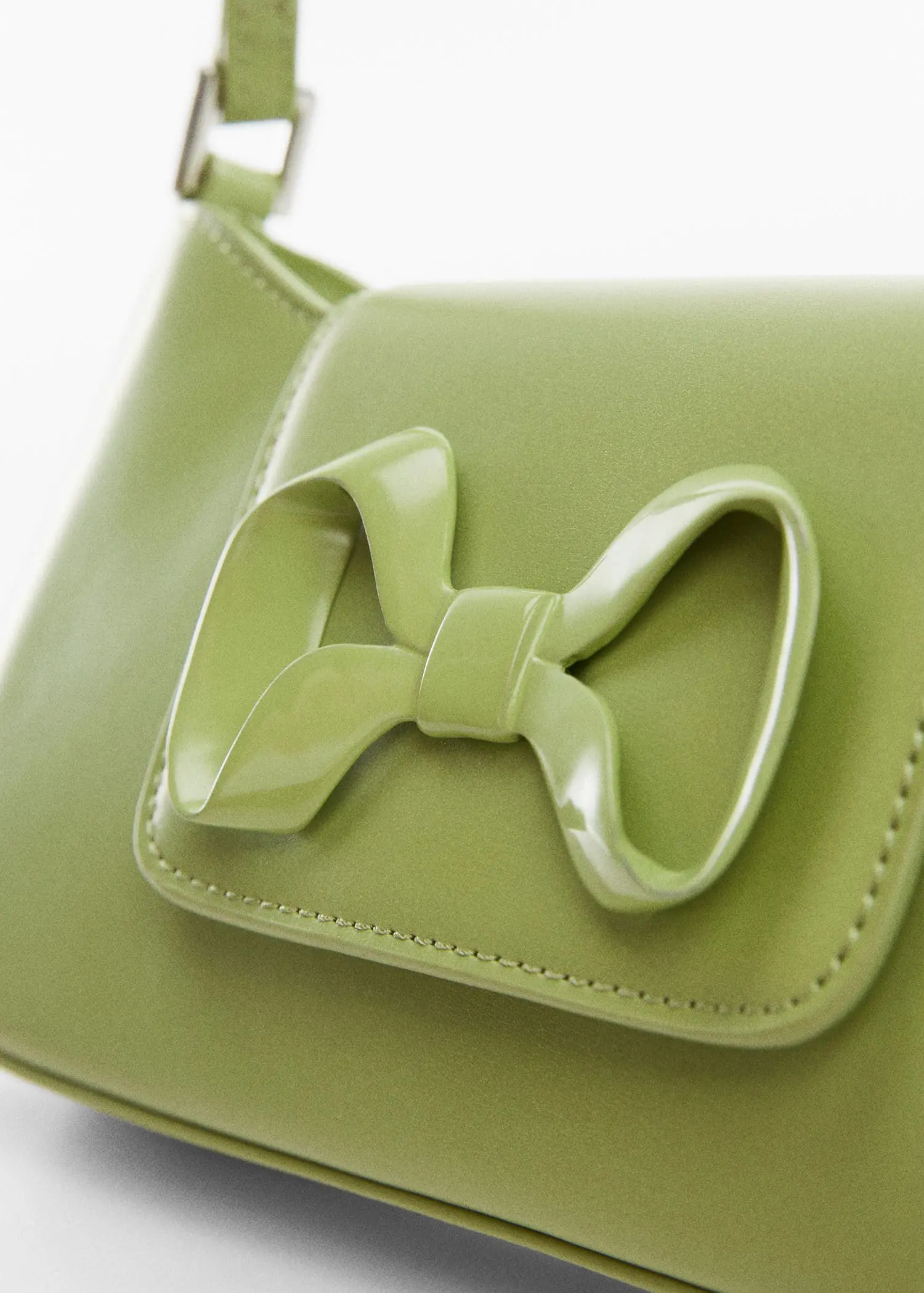 Mango Shoulder bag with bow detail. 3