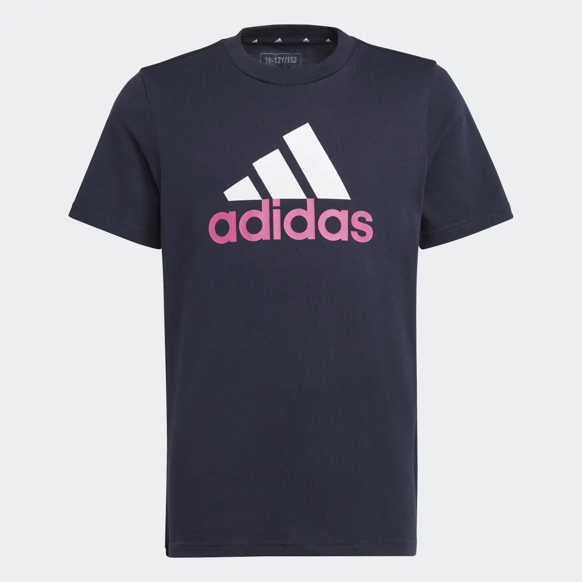 Adidas Essentials Two-Color Big Logo Cotton Tişört. 3