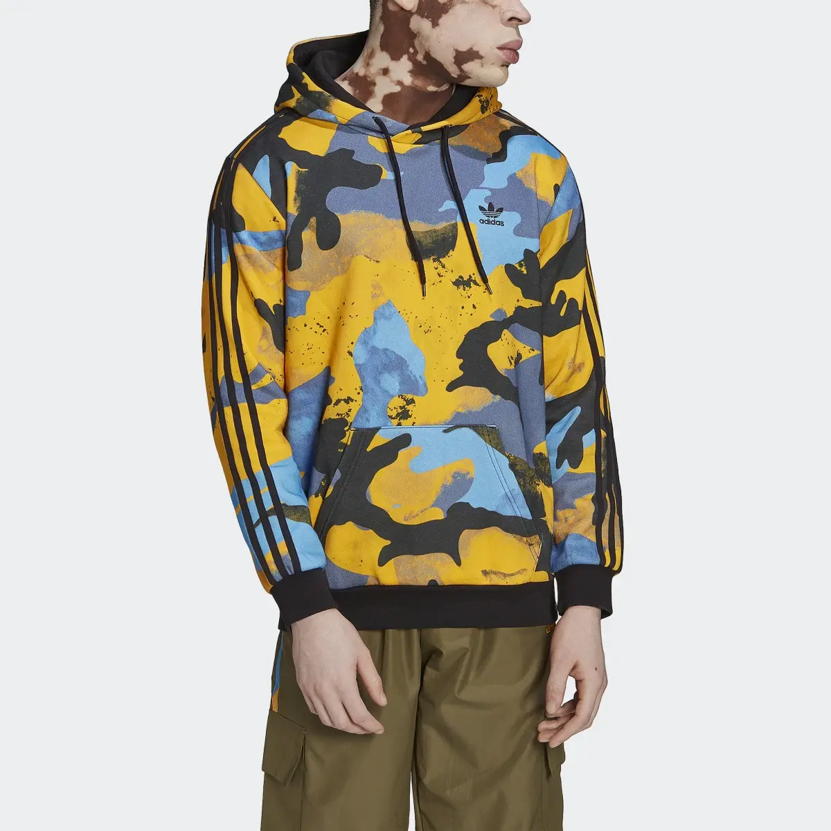 Adidas Camo Series Allover Print Hoodie. 1