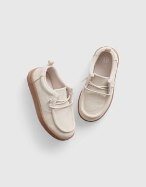 Toddler Moccasin Sneakers beige