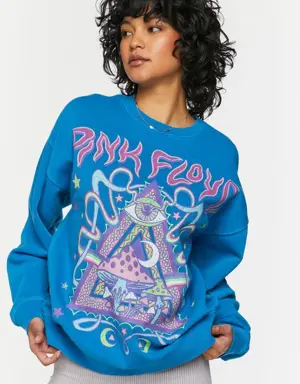 Forever 21 Pink Floyd Graphic Pullover Blue/Multi