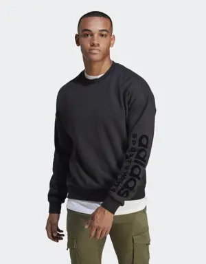Adidas Lounge Fleece Sweatshirt. 2