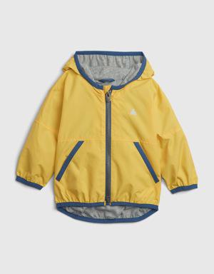 Baby 100% Recycled Windbuster Jacket yellow