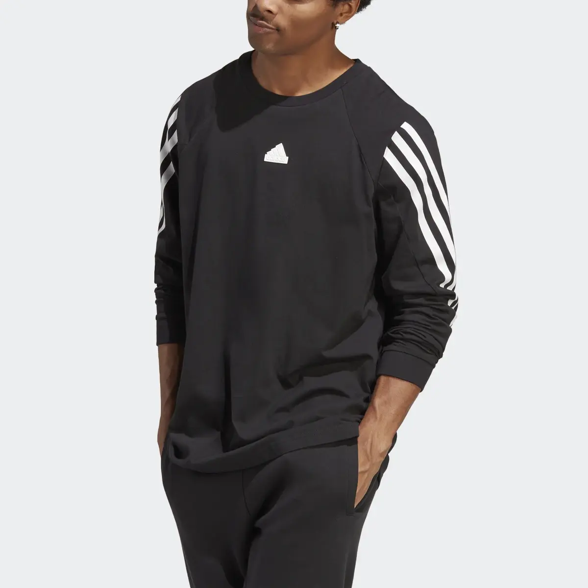 Adidas Future Icons 3-Stripes Long Sleeve Tee. 1