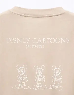 Disney pamuklu sweatshirt