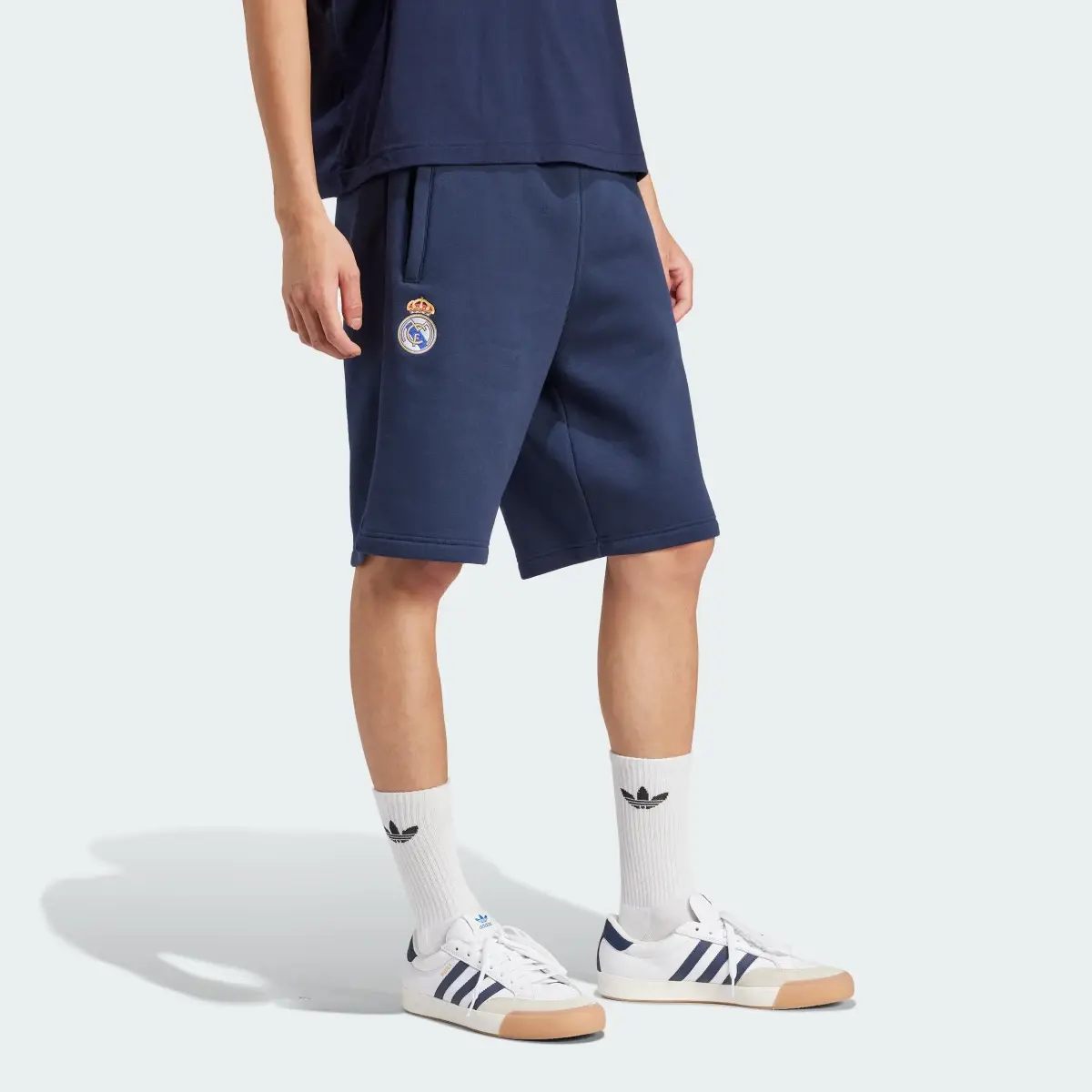 Adidas Real Madrid Essentials Trefoil Shorts. 1