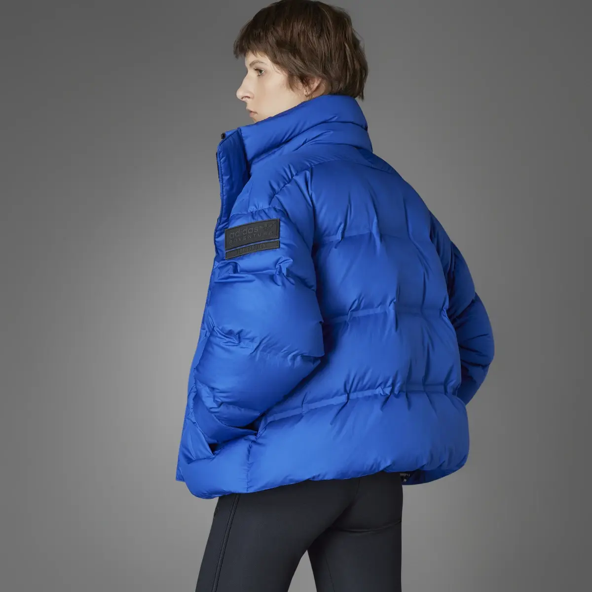 Adidas Blue Version Oversized Down Puffer Jacket. 2