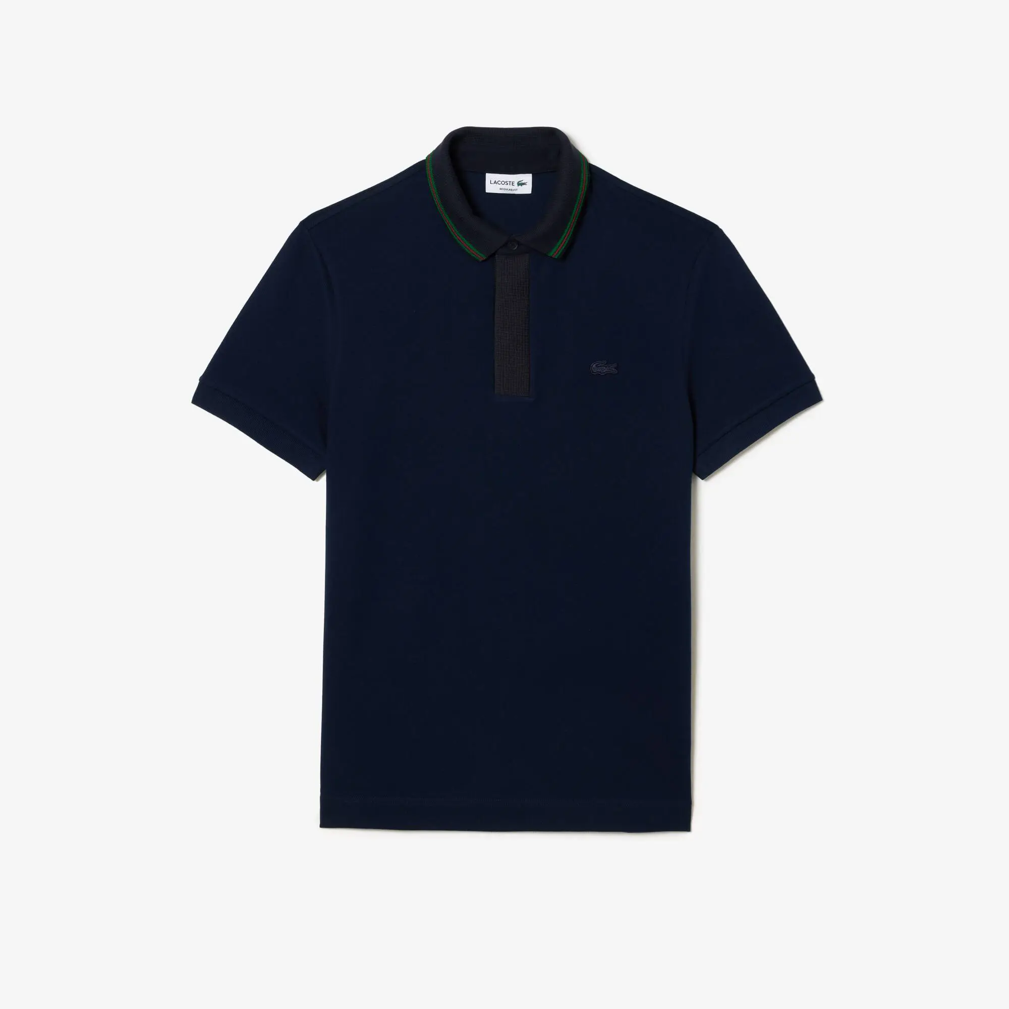 Lacoste Smart Paris Regular Fit Contrast Neck Polo Shirt. 2