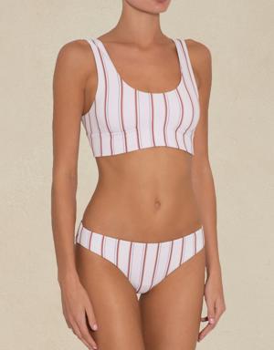 Eberjey &#124 Summer Stripes Carol Bikini Top beige