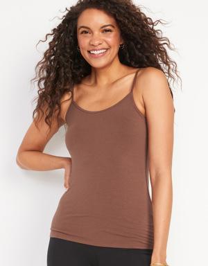 First-Layer Cami Tank Top beige