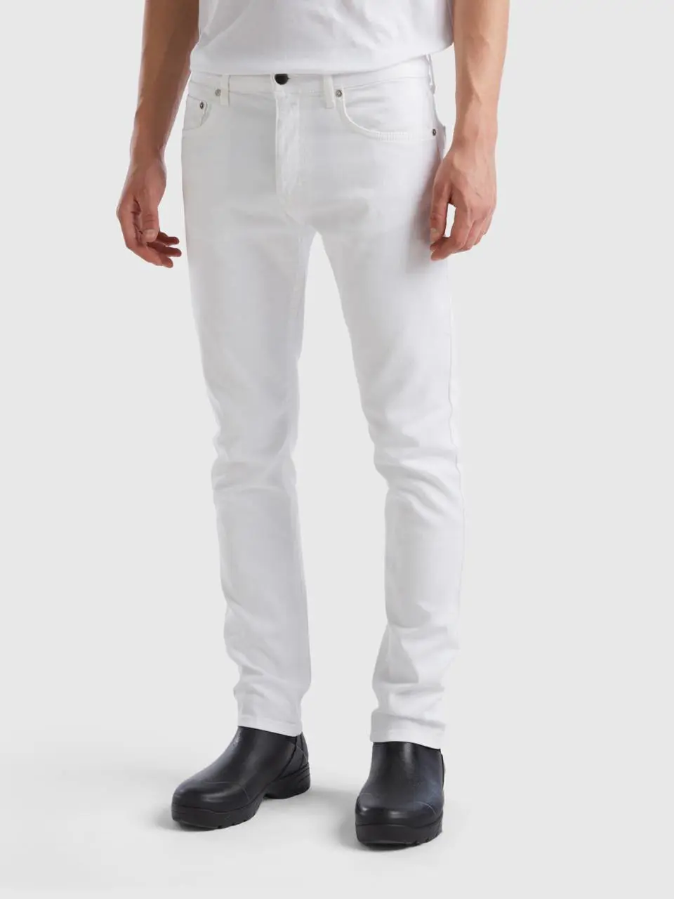 Benetton five pocket slim fit trousers. 1 Benetton five pocket slim fit trousers. 1
