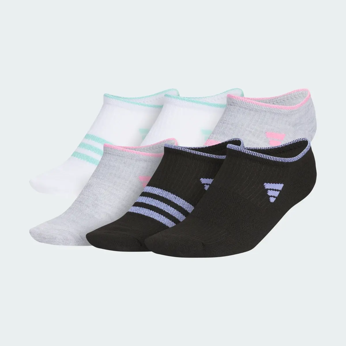 Adidas Superlite 3.0 6-Pack No-Show Socks Kids. 2