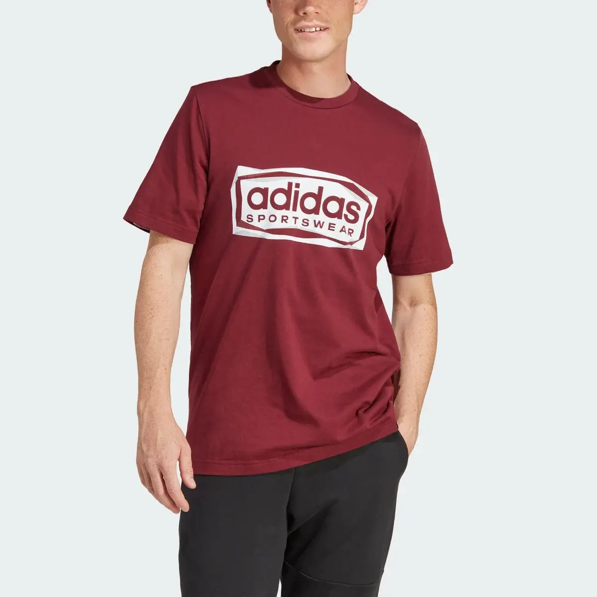 Adidas Playera Gráfica Folded Sportswear. 1