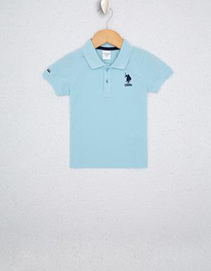 Erkek Çocuk Açık Mavi Polo Yaka T-Shirt