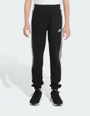 Elastic Waistband Essential 3-Stripe Fleece Jogger