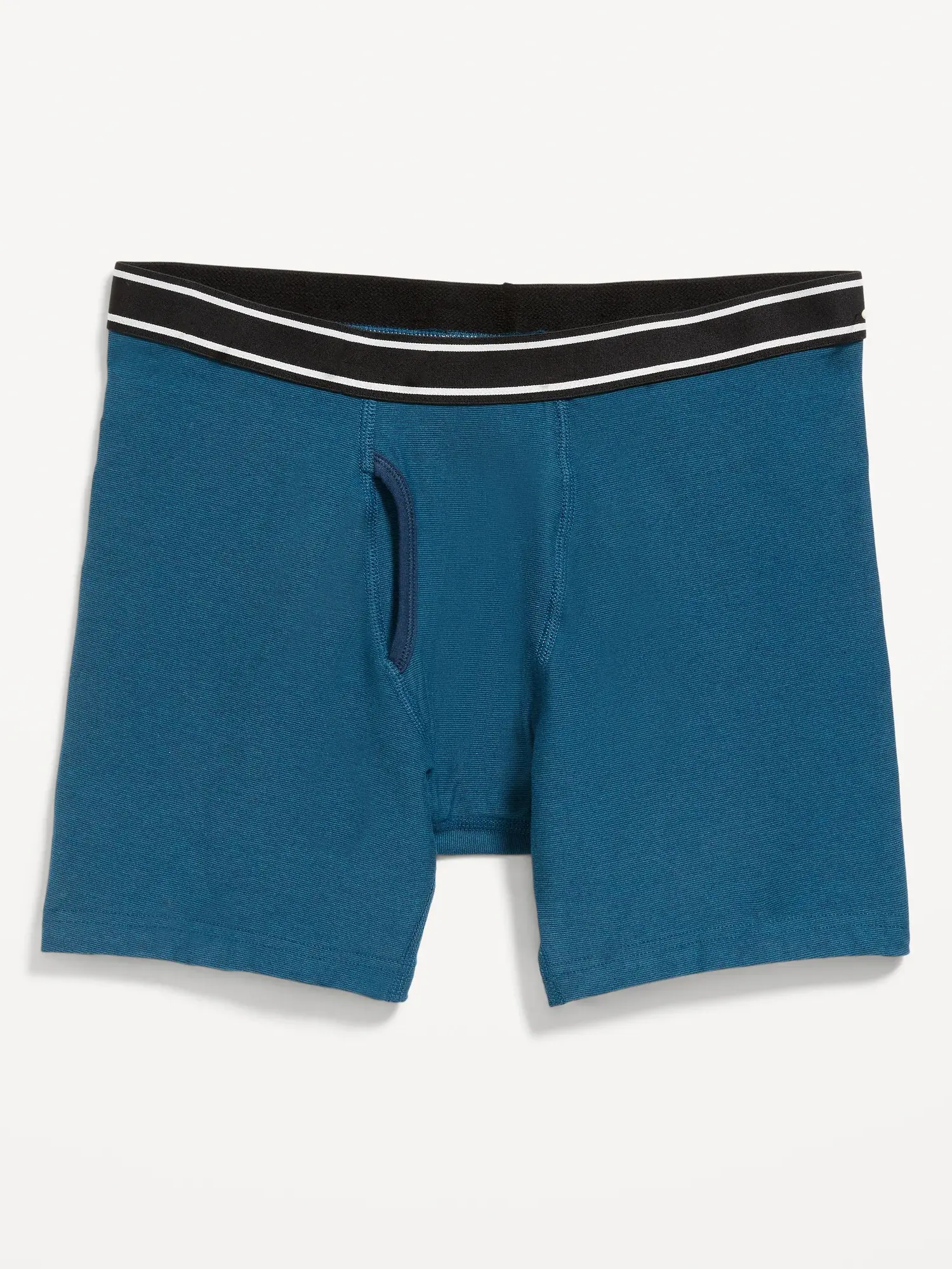 Old Navy Printed Built-In Flex Boxer-Brief Underwear for Men -- 6.25-inch inseam blue. 1