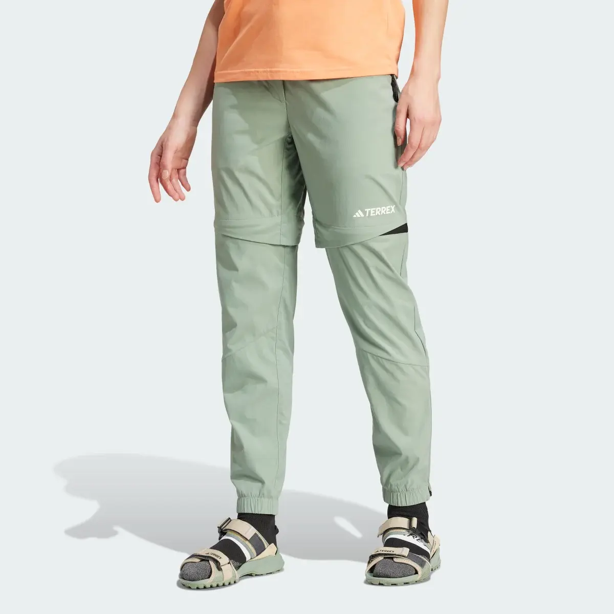 Adidas Terrex Utilitas Hiking Zip-Off Tracksuit Bottoms. 1