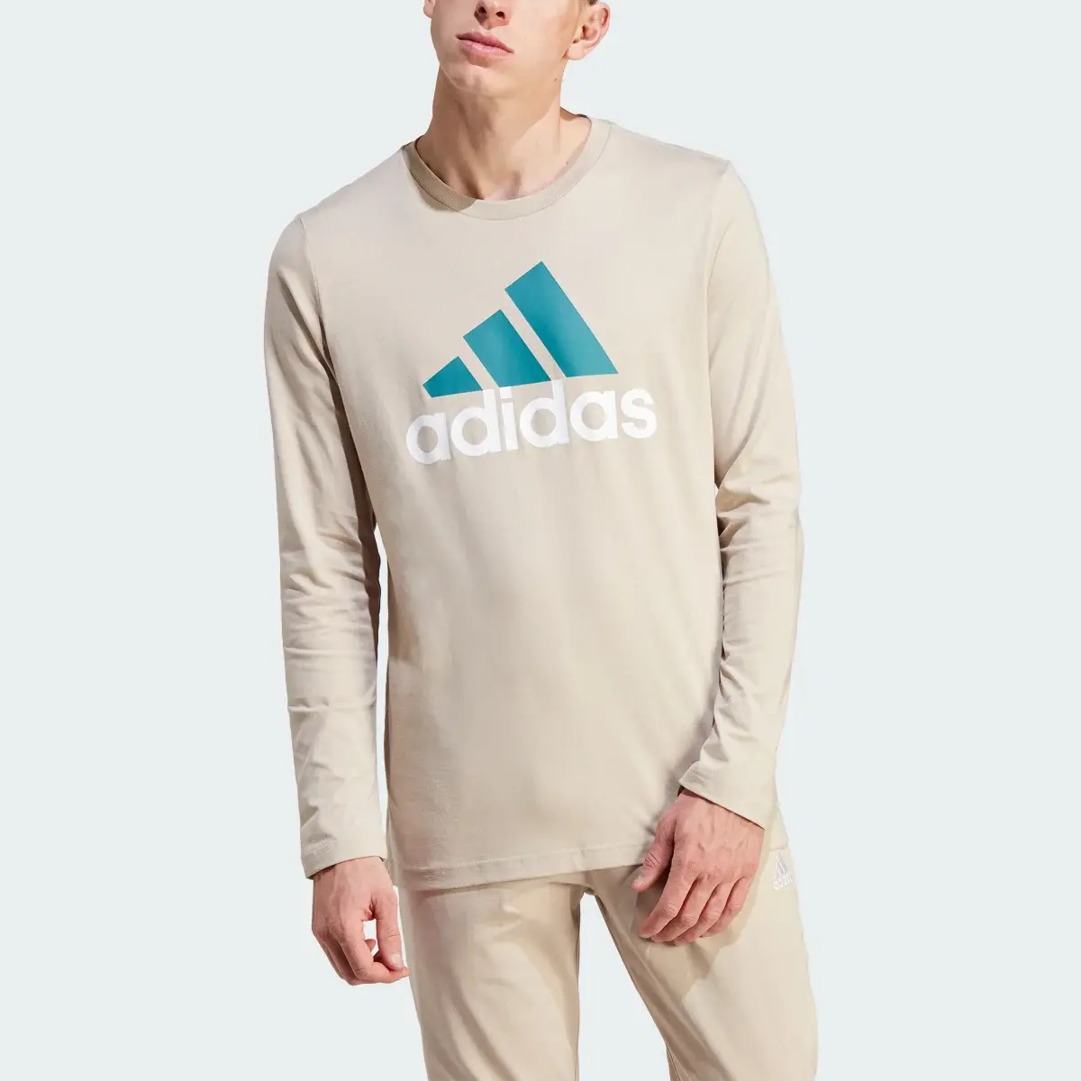 Adidas Essentials Long Sleeve Tee. 1