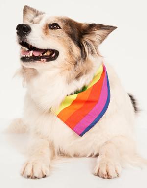 Matching Printed Bandana for Pets multi