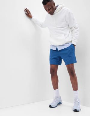 7" French Terry Shorts with E-Waist blue