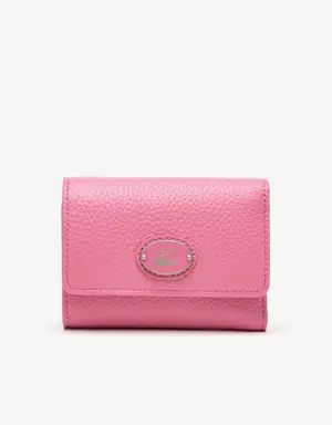 Women’s Top Grain Leather Flap Close Wallet