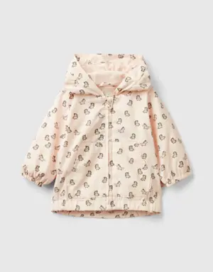 jacket with unicorn print