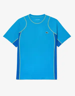 T-shirt da uomo in piqué antistrappo Lacoste Tennis