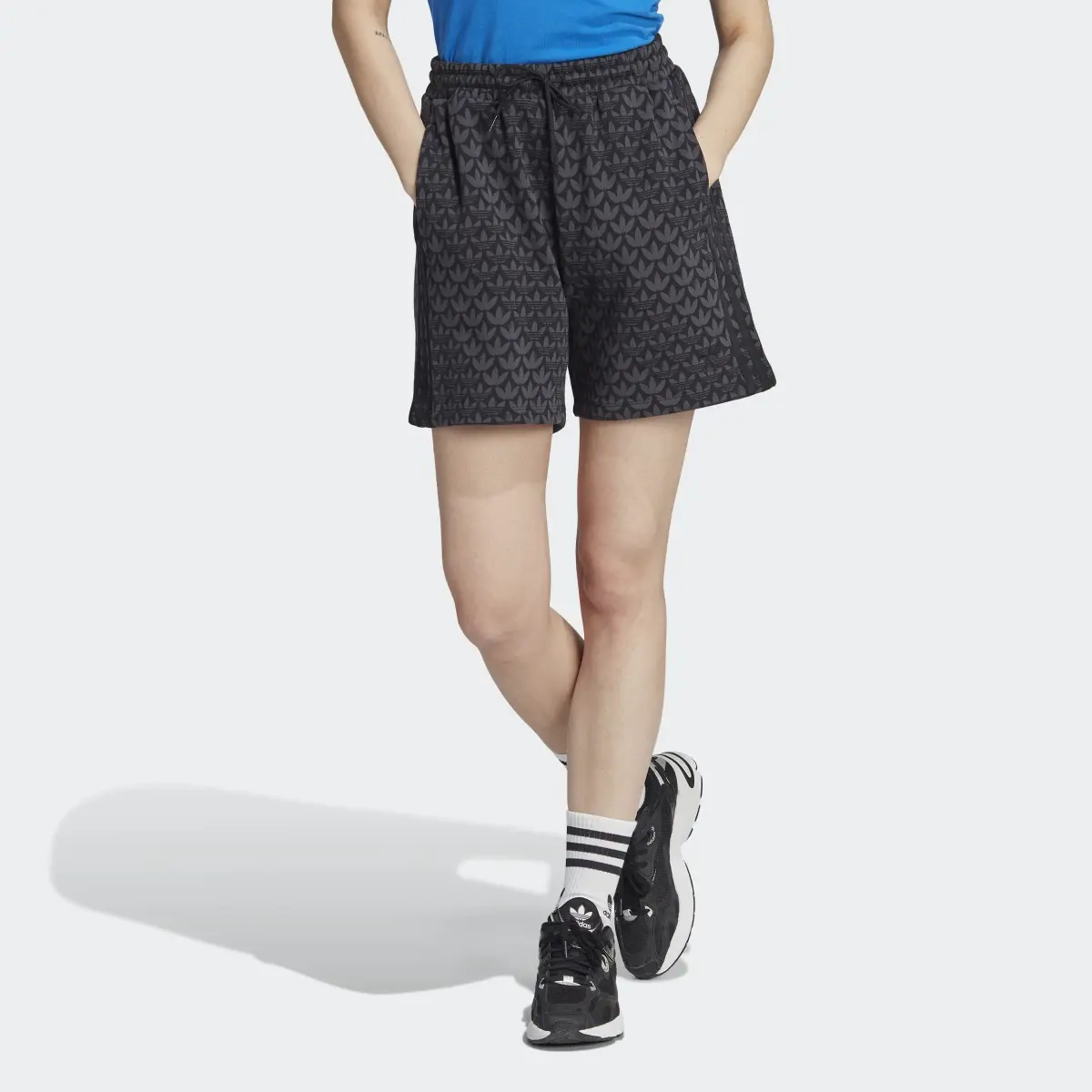 Adidas Trefoil Monogram Shorts. 1