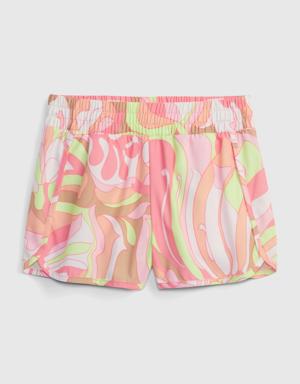 Gap Kids Recycled Dolphin Shorts multi