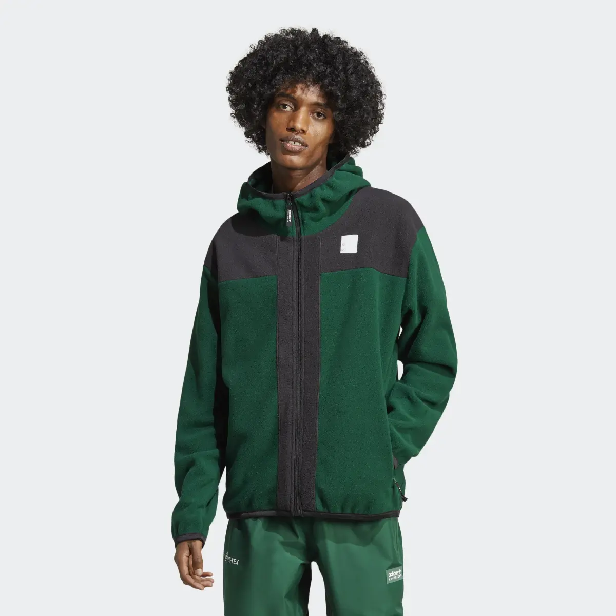 Adidas Chaqueta con capucha Adventure FC Polar Fleece. 2