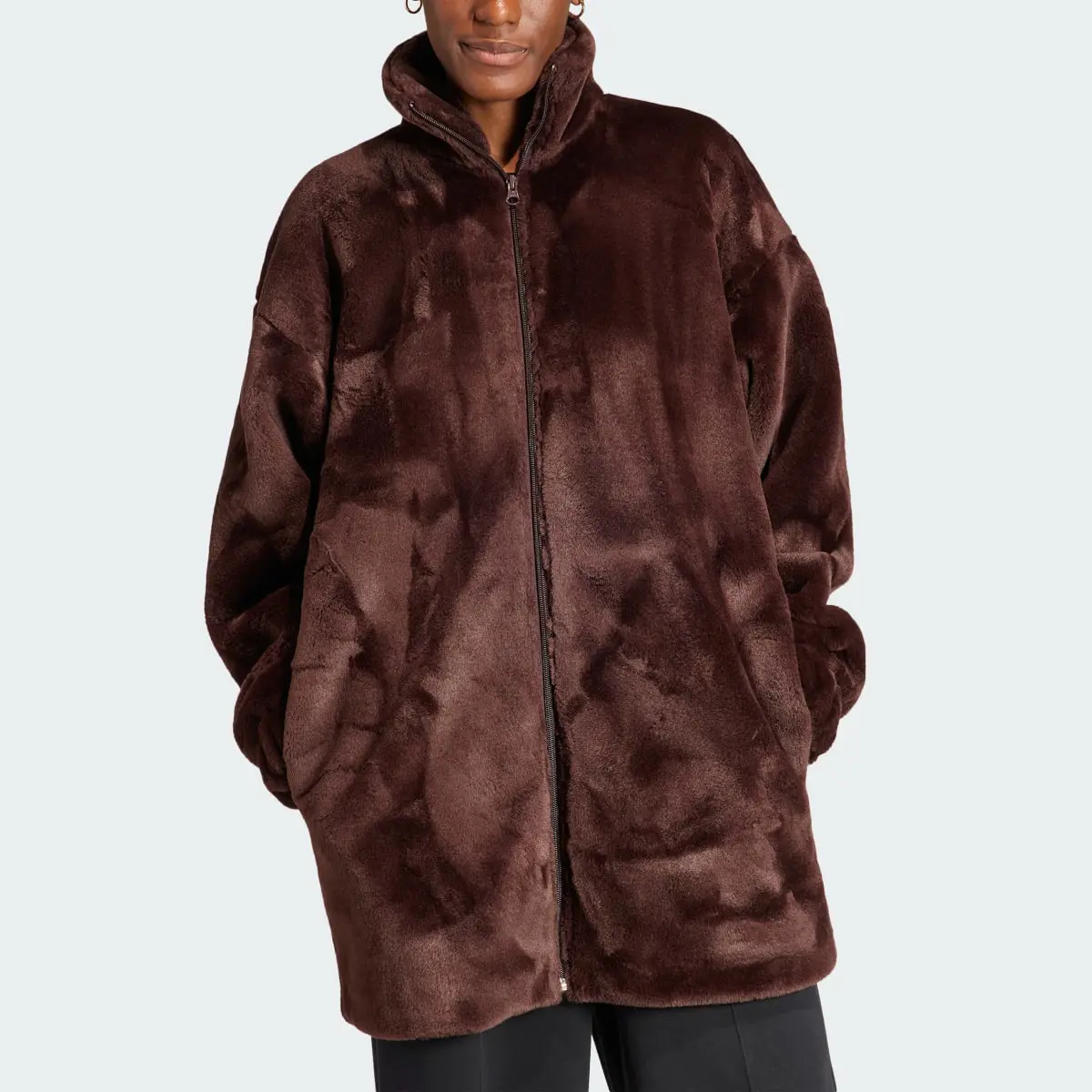 Adidas FAUX FUR JACKET. 1