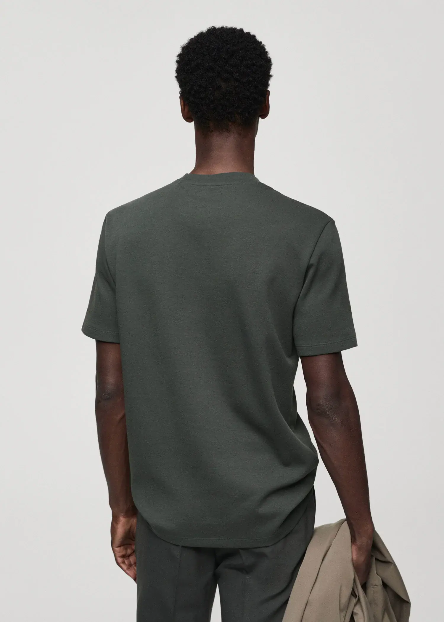 Mango Breathable cotton t-shirt. 3