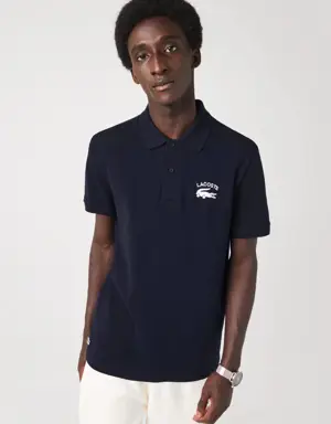 Lacoste Regular Fit Lacoste Branded Stretch Cotton Polo Shirt