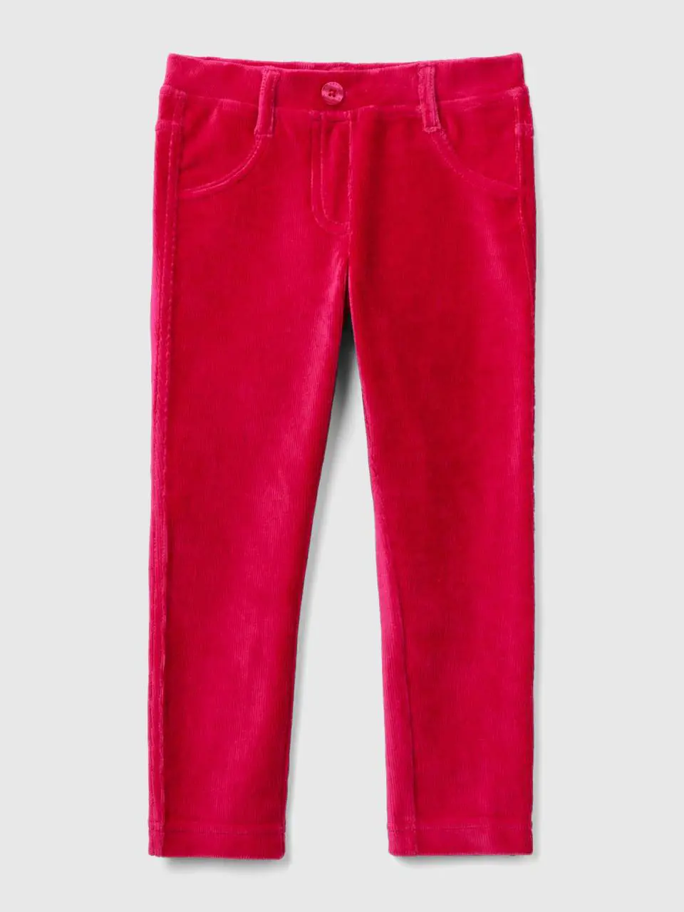 Benetton ribbed chenille trousers. 1