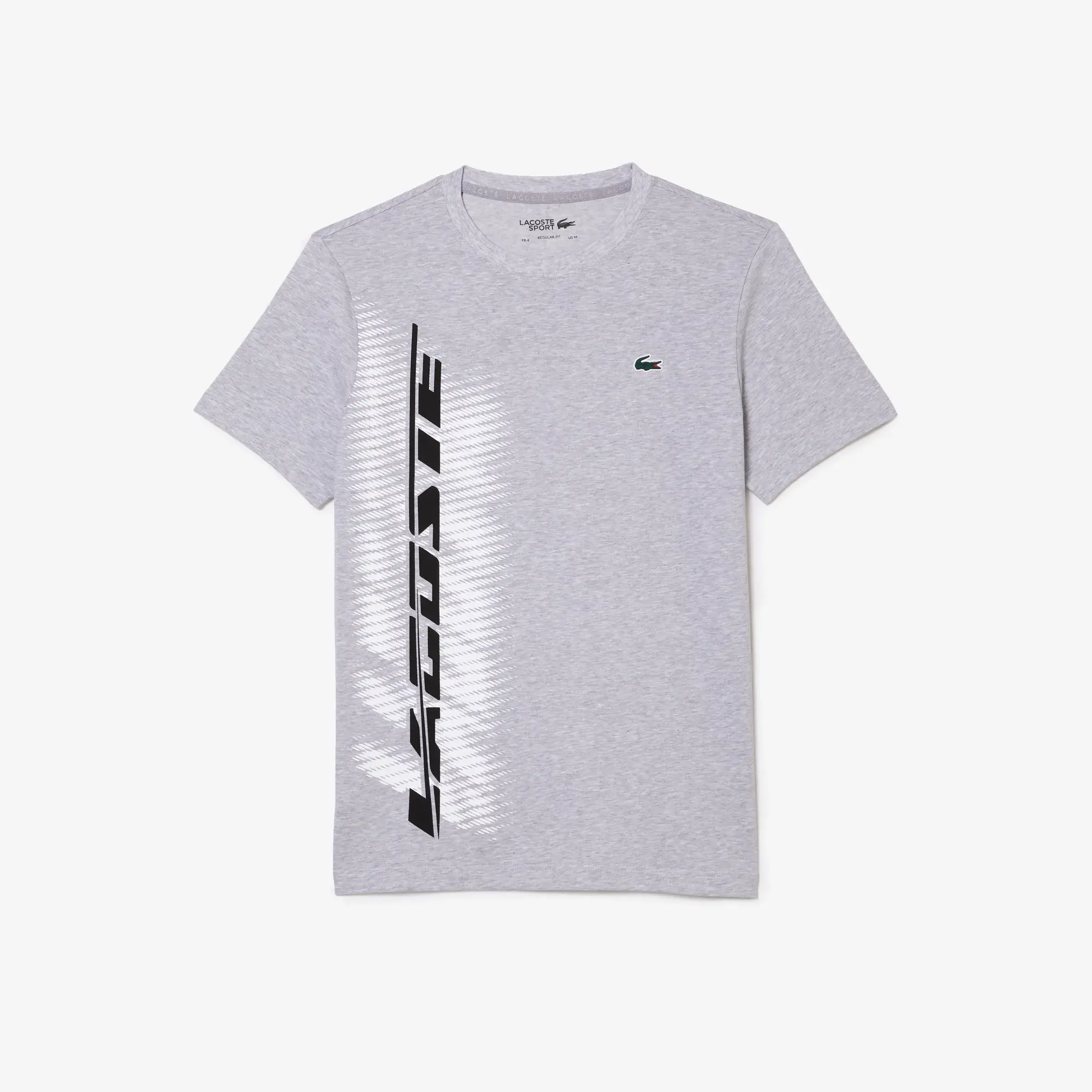 Lacoste Men’s SPORT Regular Fit T-Shirt with Contrast Branding. 2