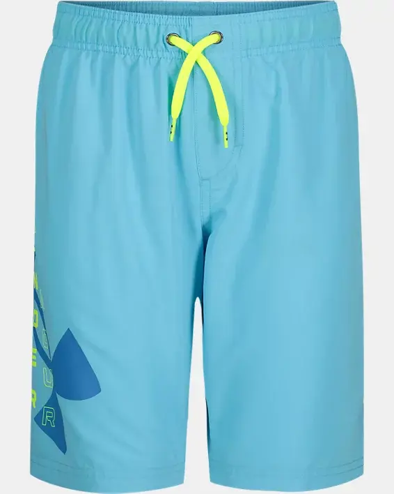 Under Armour Little Boys' UA Velocity Swim Volley Shorts. 1