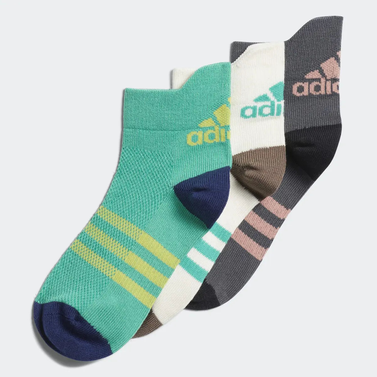 Adidas Mesh Ankle Socks 3 Pairs. 1