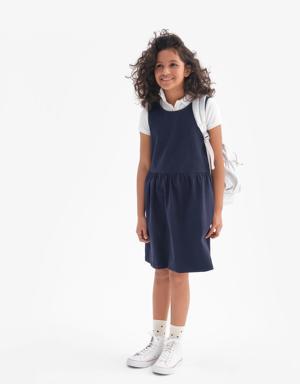 Kids Uniform Dress blue