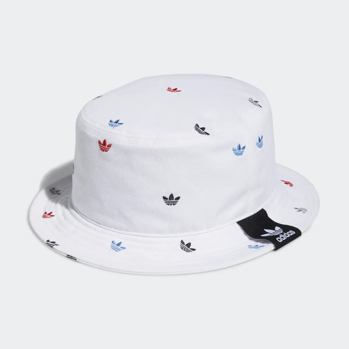 Adidas Allover Print Trefoil Bucket Hat. 2