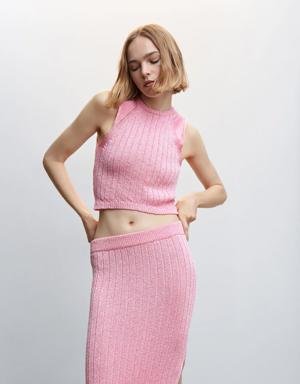 Ribbed knit top