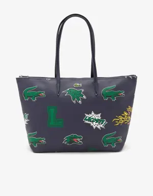 Shopping Bag con Estampado Comic Lacoste Holiday para Mujer