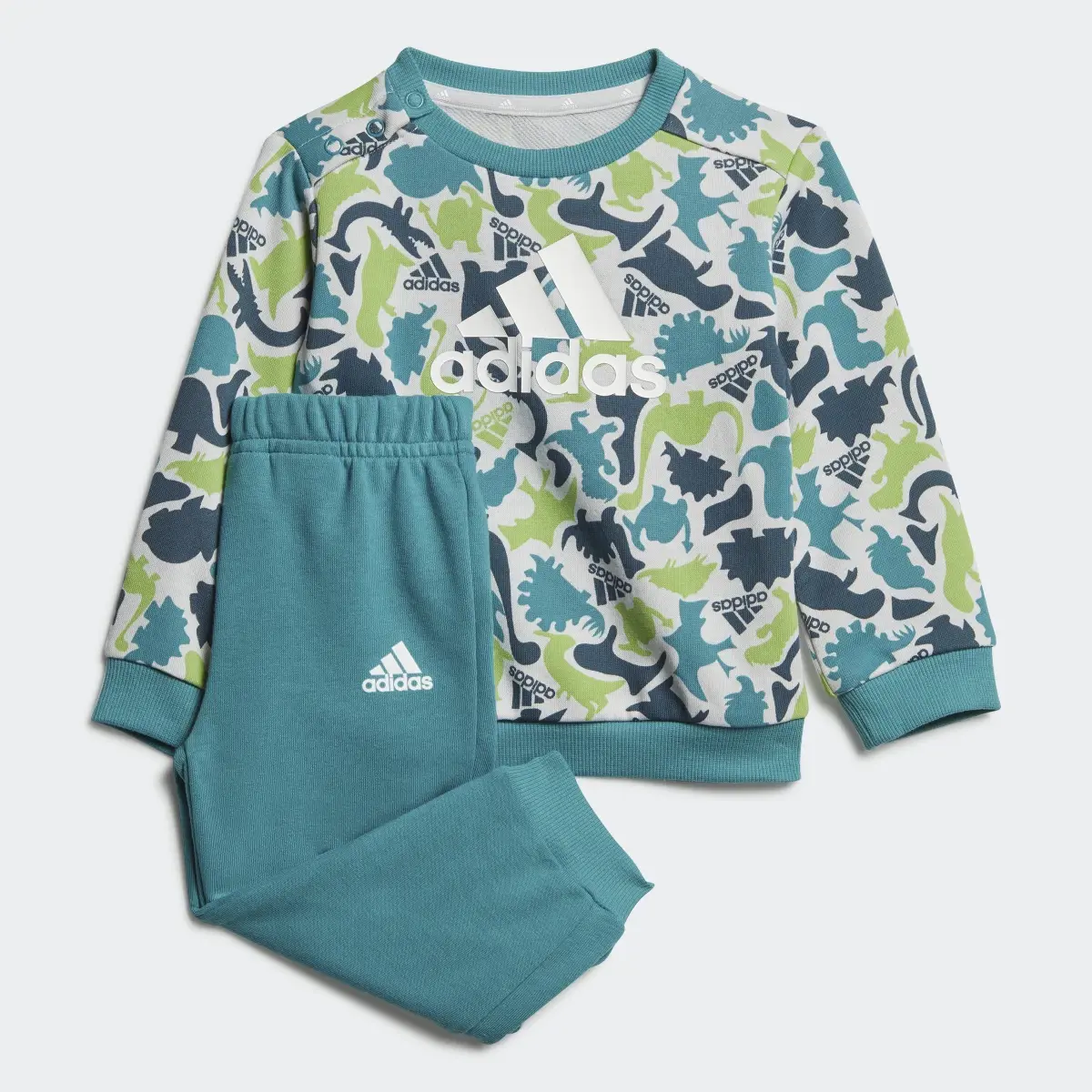 Adidas Conjunto Essentials Allover Print (Bebé). 2